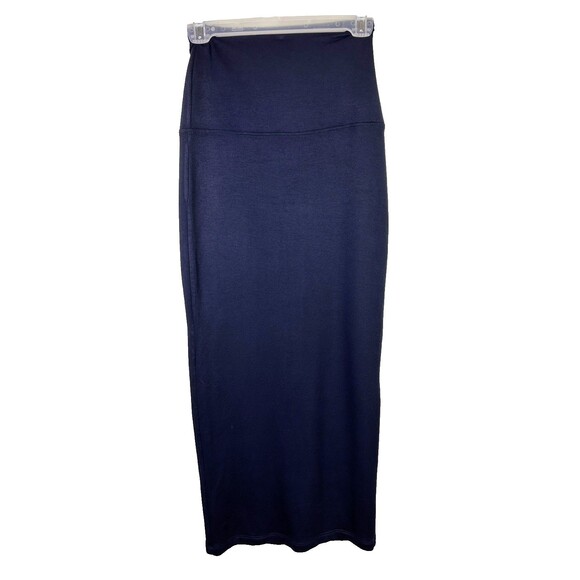 Bleusalt The Tube Skirt Navy Blue Jersey Stretch Fleece Lined Maxi Convertible 1 - Picture 4 of 15